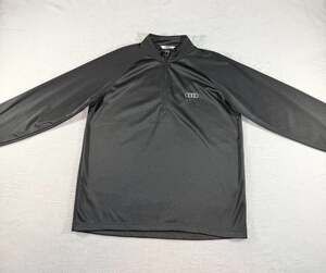 Audi Branded Performance 1/4-Zip Pullover Sweatshirt Gray, M